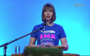 President Kersti Kaljulaid emadepäeva kõne pidamas.