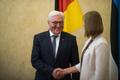 Встреча глав Германии и Эстонии в Кадриорге.