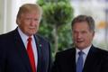 USA ja Soome presidendid Donald Trump ja Sauli Niinistö.