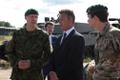 Ämarisse saabusid Briti hävitajad Eurofighter Typhoon ja relvajõudude minister Mark Lancaster.
