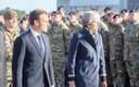 Ратас, Мэй и Макрон посетили военный городок в Тапа