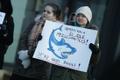 Пикет против планов открыть в Эстонии океанариум.