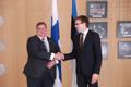 Eesti välisministri Sven Mikseri ja Soome välisministri Timo Soini kohtumine
