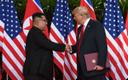 Встреча Дональда Трампа и Ким Чен Ына.