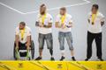 Estonia wins the bronze in sitting volleyball at the 2018 Invictus Games in Sydney, Australia. 23 October 2018.