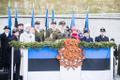 Independence Day parade at Tallinn's Freedom Square in honour of the 101th anniversary of the Republic of Estonia. 24 February 2019.