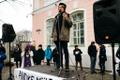 Протест школьников в Таллинне.