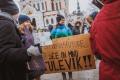 Протест школьников в Таллинне.