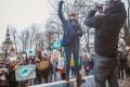 Протест школьников в Таллинне.