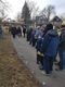 Candles were lit in memory of the March 1949 deportation in Hamilton, Ontario, Canada on Sunday. 24 March 2019.