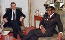 Robert Mugabe ja Tony BlairI kohtumine Edinburghis 1997.