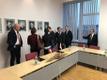 Signing ceremony sealing relations between Haapsalu and the Japanese city of Kaga.
