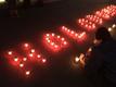 23 ноября на площади Вабадузе в Таллинне зажгли свечи в память о жертвах Голодомора.
