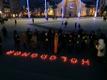 23 ноября на площади Вабадузе в Таллинне зажгли свечи в память о жертвах Голодомора.