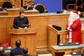 Santa Claus visited the Riigikogu on Thursday. December 19, 2019.