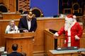 Santa Claus visited the Riigikogu on Thursday. December 19, 2019.