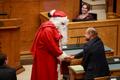 Santa Claus visited the Riigikogu on Thursday. December 19, 2019.
