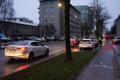 Bussiraja kontroll Gonsiori tänaval.
