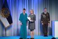 President Kersti Kaljulaid andis üle teenetemärgid. Piret Kriivan – raadioajakirjanik ja eesti keele ning kultuuri hoidja.