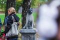 В Таллинне установили памятник бродячему псу Жорику.