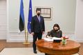 Prime Minister Jüri Ratas met Svetlana Tikhanovskaya during her two-day visit to Tallinn on January 22.