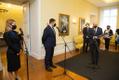 Jüri Ratas andis peaministriameti üle Kaja Kallasele.