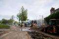 Emergency works on Mere puiestee on May 25.