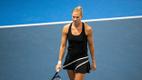 Kaia Kanepi and others on court at the Haabneeme ITF tennis tournament.