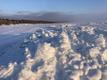 Ice wall on shores of Peipsi järv.