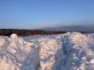 Ice wall on shores of Peipsi järv.