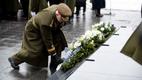 Wreaths were laid at the War of Independence monument on Freedom Square on February 24, 2022.