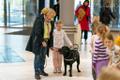Children being introduced to guide dogs, International Guide Dog Day, Wednesday, April 27 2022.