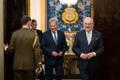 Soome president Sauli Niinistö Kadriorus Eesti presidendil Alar Karisel külas
