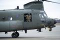 Briti õhuvägi esitles Ämaris Chinooki helikoptereid.