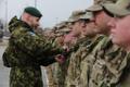 Hanno Pevkur awarded mission medals to the U.S. HIMARS team stationed in Estonia.