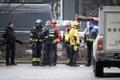 Jõe tänav gas leak evacuation in Tallinn, Friday, March 24, 2023.