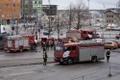 Jõe tänav gas leak evacuation in Tallinn, Friday, March 24, 2023.
