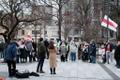 Belarusians in Estonia gathered in Tallinn on March 25 to mark Freedom Day.