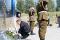 Ceremony adding plaques with names of the victims of Soviet deportations from Estonia, June 14, 2023.
