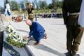 Ceremony adding plaques with names of the victims of Soviet deportations from Estonia, June 14, 2023.