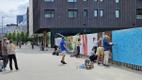 Noored tänavakunstnikud täitsid Tallinna grafitipiltidega