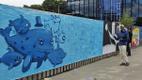 Noored tänavakunstnikud täitsid Tallinna grafitipiltidega