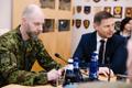 Col. Andrus Merilo presents his candidacy as the EDF's next commander to the Riigikogu National Defense Committee.