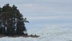 Mountains of sea ice at Triigi, Saaremaa.