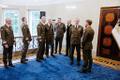 President bestows higher military ranks on five senior officers.