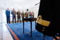 President bestows higher military ranks on five senior officers.
