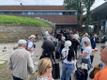 Travellers queuing at Narva border crossing on June 24, 2024.