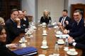 NATO's Mark Rutte visits Estonia on October 22, 2024.
