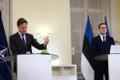 NATO's Mark Rutte visits Estonia on October 22, 2024.