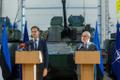 NATO Secretary General Mark Rutte visits Tapa Military Base and the eFP battle group on October 23, 2024.